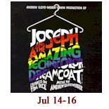 Joseph and the Amazing Technicolor Dreamcoat, Jul 14-16